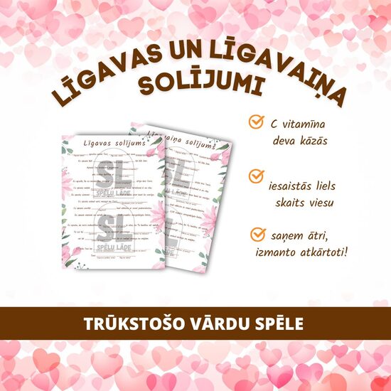 SPĒLE "LĪGAVAS UN LĪGAVAIŅA SOLĪJUMS"